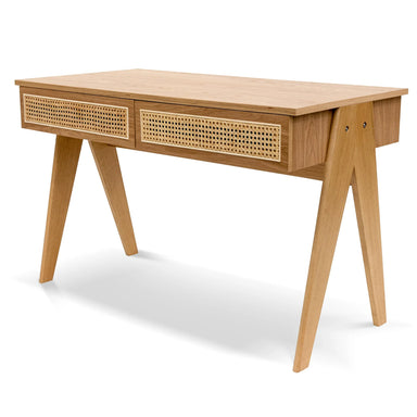 Showcasing Ninanova 1.2m Home Office Desk - Natural OT6938-KD Office Desk by Calibre Furniturs