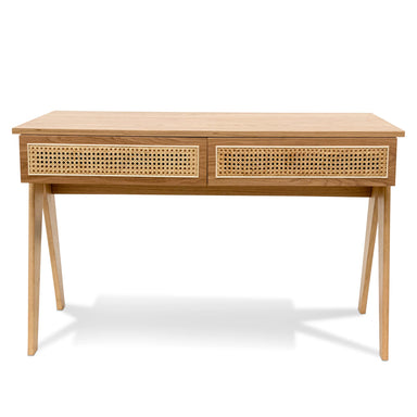 Showcasing Ninanova 1.2m Home Office Desk - Natural OT6938-KD Office Desk by Calibre Furniturs
