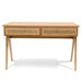 Showcasing Ninanova 1.2m Home Office Desk - Natural OT6938-KD Office Desk by Calibre Furniturs