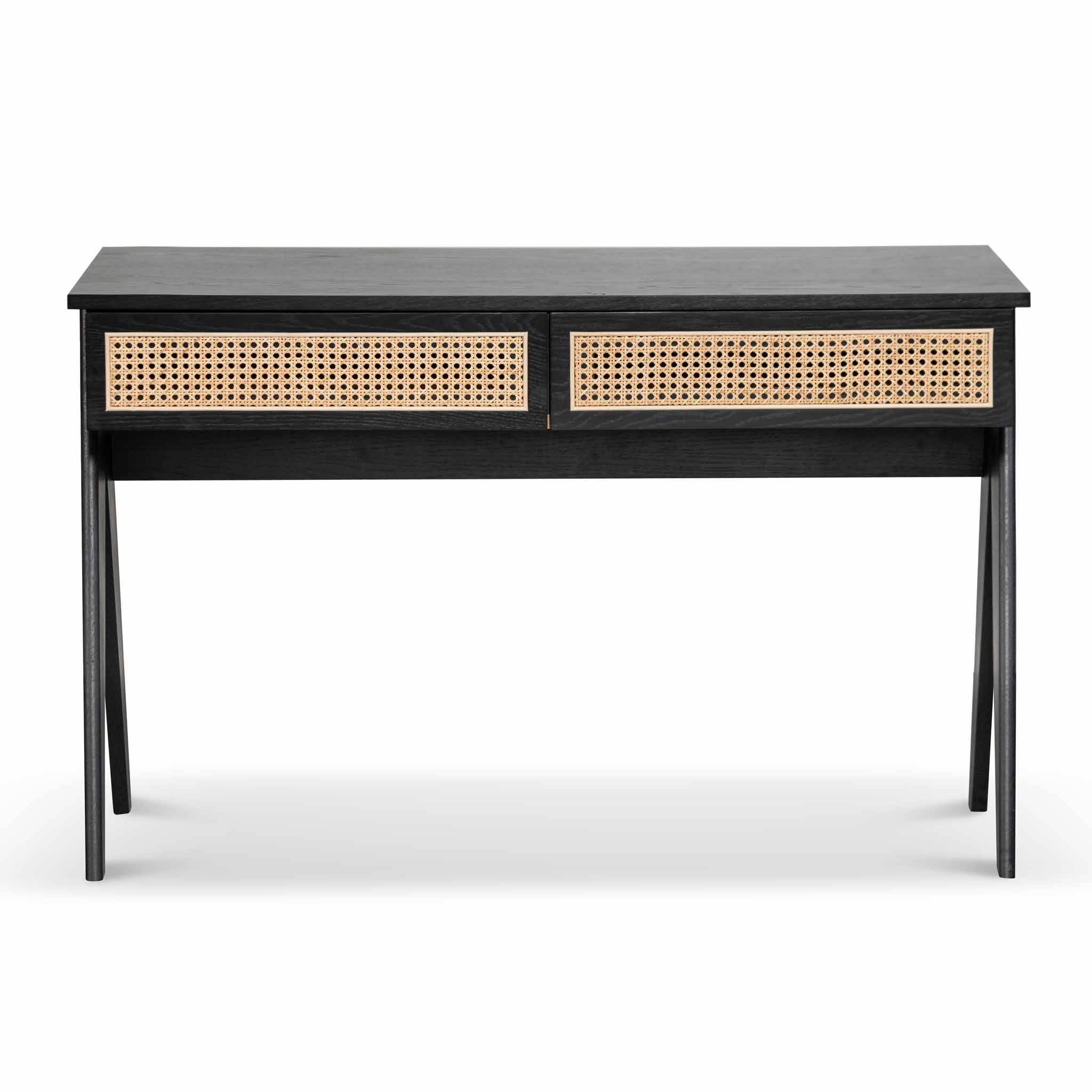Camavera 1.2m Home Office Desk - Full Black