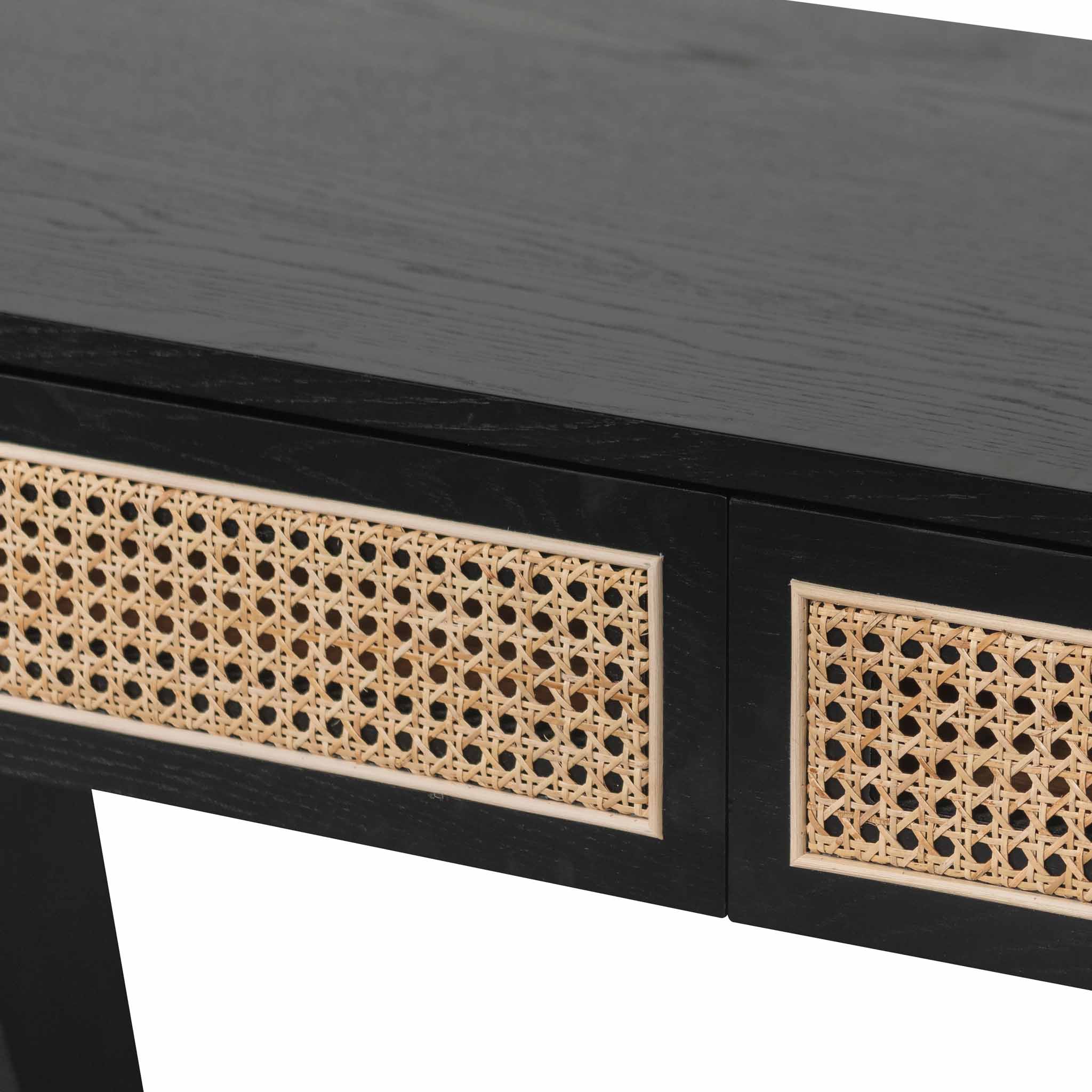 Camavera 1.2m Home Office Desk - Full Black