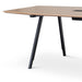 3.6m Natural Boardroom Meeting Table - Full Black Legs - image 4