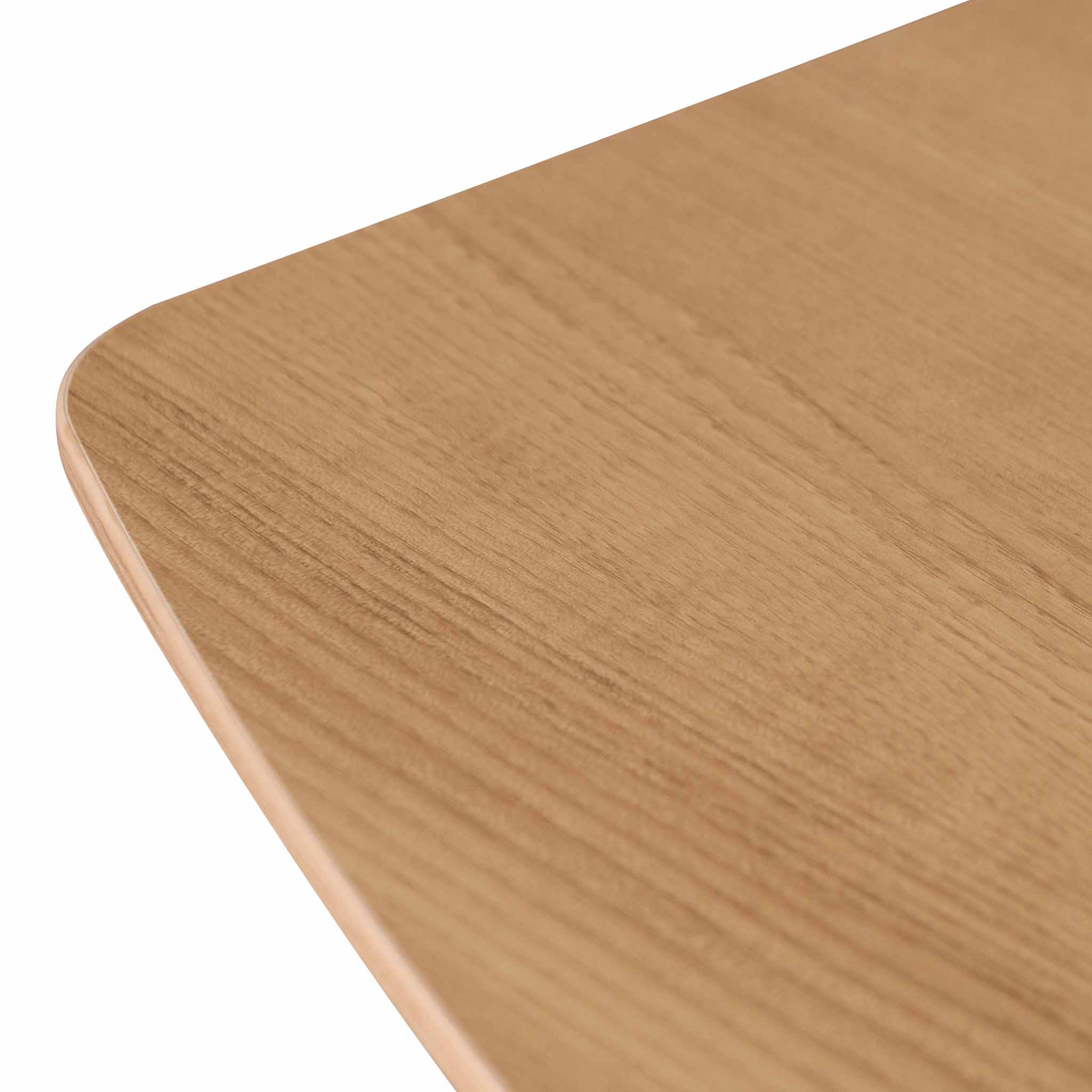 3.6m Natural Boardroom Meeting Table - Full Black Legs - image 8