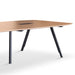 3.6m Natural Boardroom Meeting Table - Full Black Legs - image 6