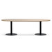 2.4m Oval Meeting Table - Natural - image 2