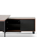 2.3m Right Return Office Desk - Walnut - image 9