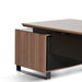 2.3m Right Return Office Desk - Walnut - image 5