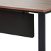 2.3m Right Return Office Desk - Walnut - image 4