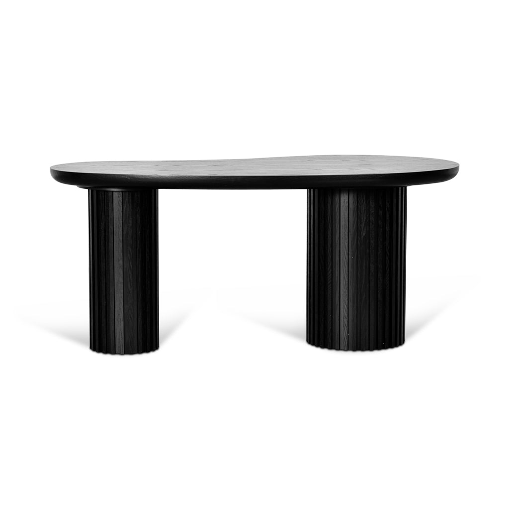 1.7m Office Desk - Black Oak - image 4