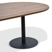 3m Oval Meeting Table - Walnut - image 6