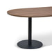 3m Oval Meeting Table - Walnut - image 4