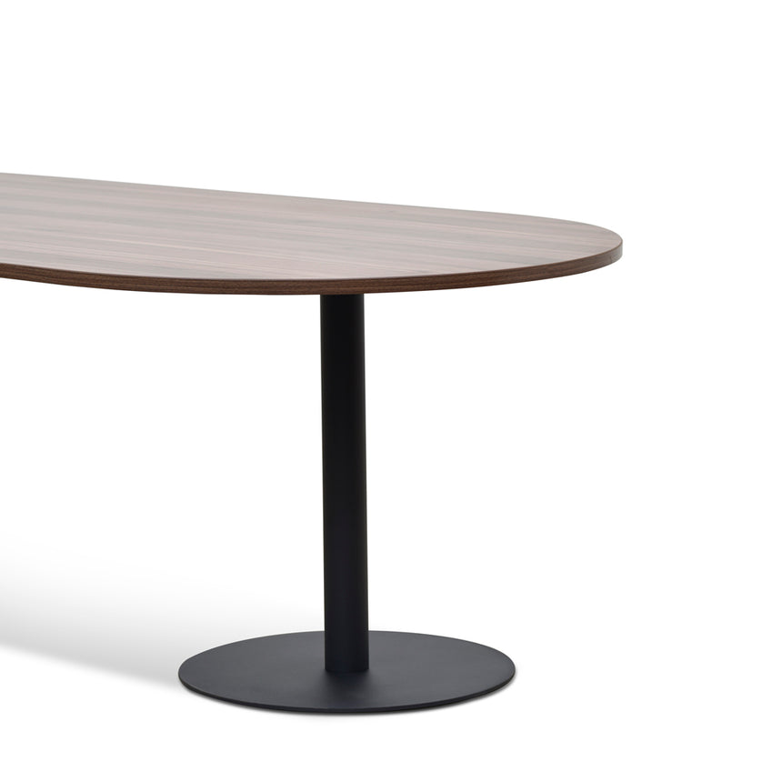 Oval Meeting Table - Walnut