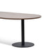 2.4m Oval Meeting Table - Walnut - image 4
