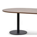 2.4m Oval Meeting Table - Walnut - image 5