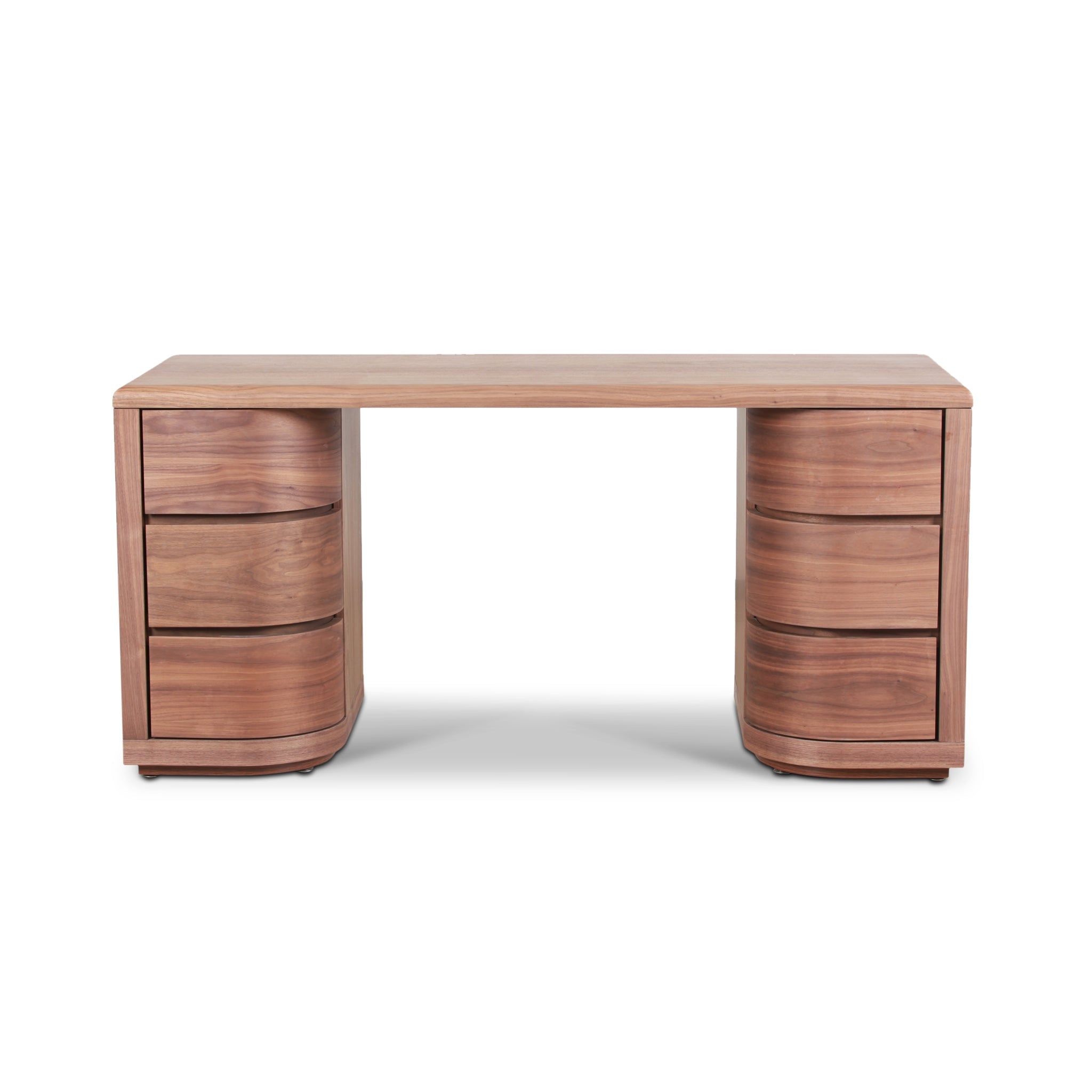 1.6m Office Desk - Walnut - image 2