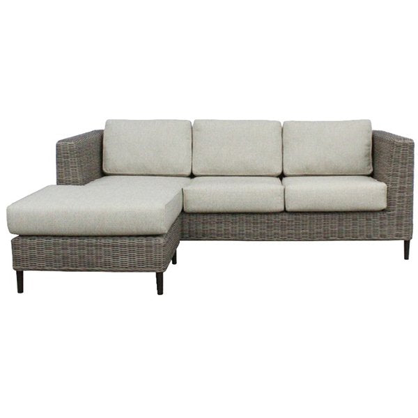 Portia Outdoor 3-Seater Lounge with Reversible Chaise