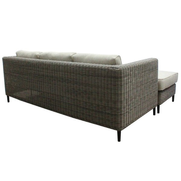 Portia Outdoor 3-Seater Lounge with Reversible Chaise