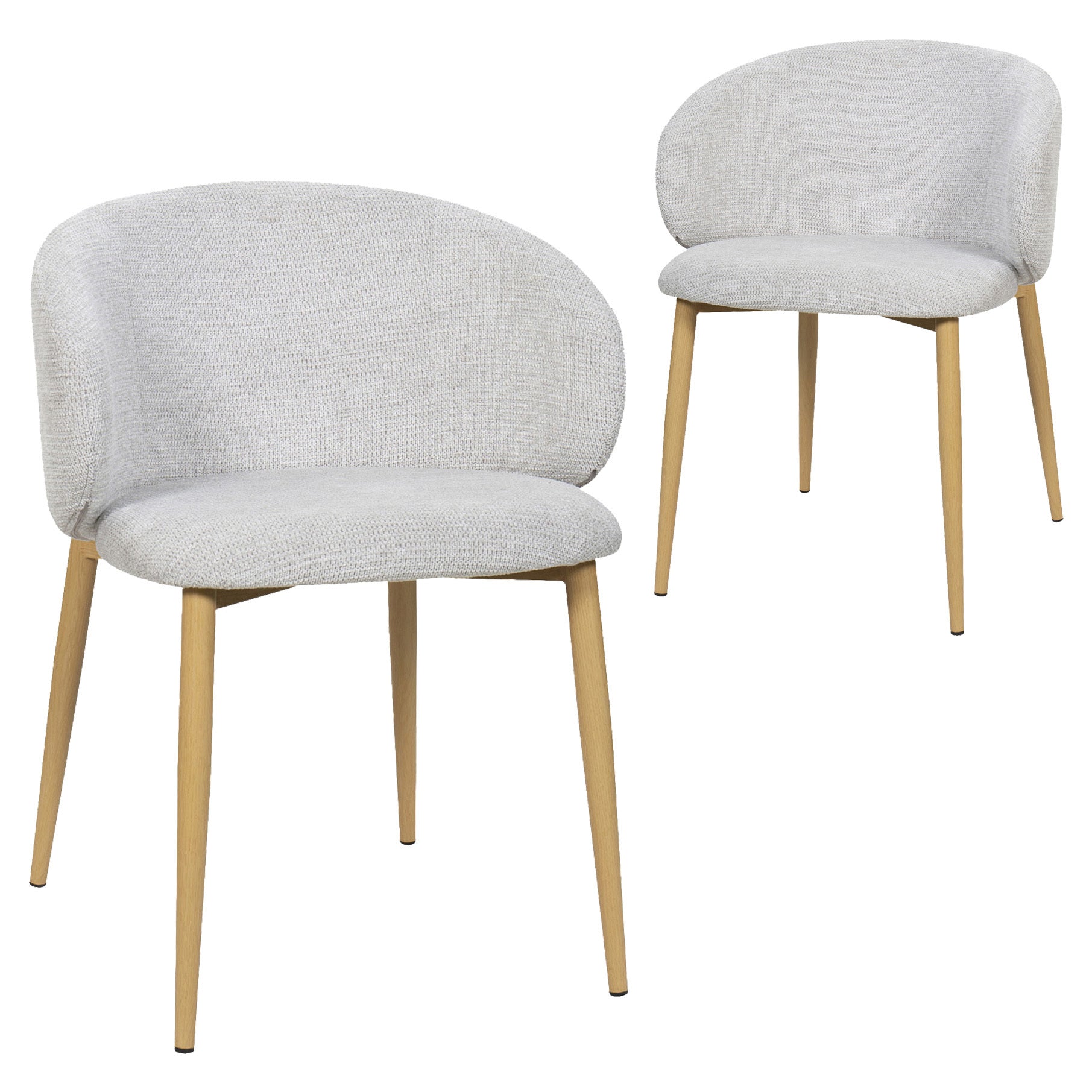 Flossie Chenille Dining Chairs (Set of 2)
