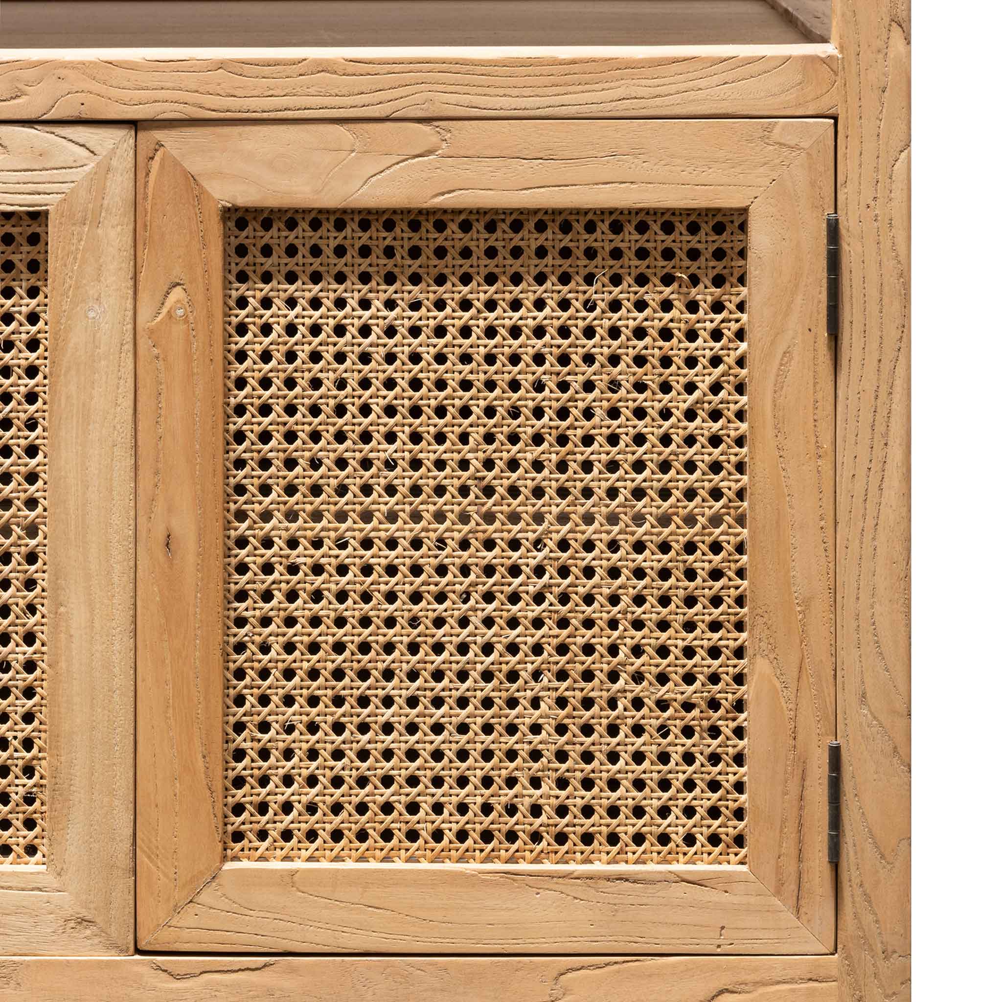 Tapia 1.6m Sideboard Unit - Natural with Rattan Doors