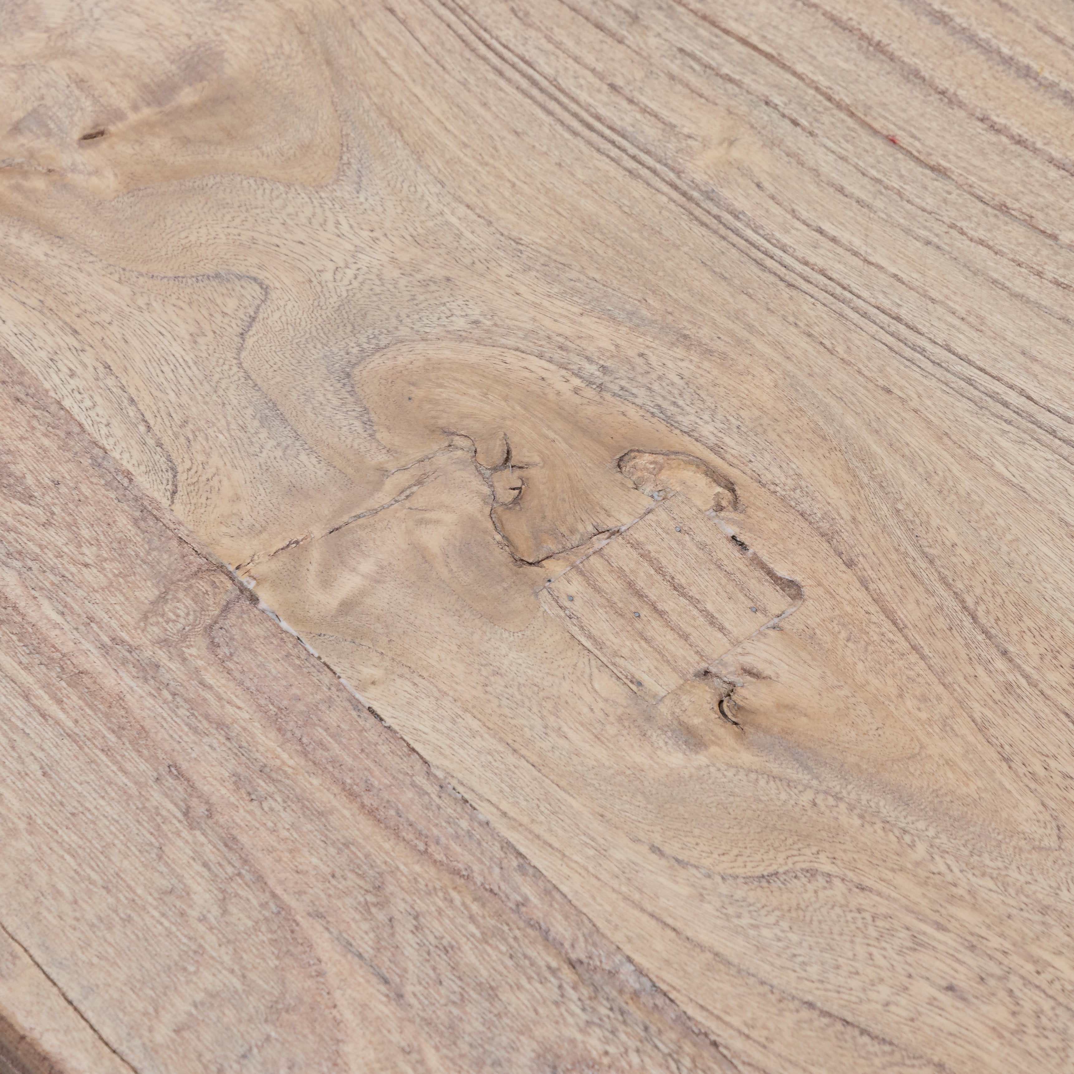 Winston Reclaimed 3m Elm Wood Dining Table - Rustic Natural