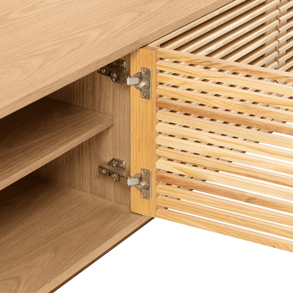 Riley 2.3m TV Entertainment Unit - Natural