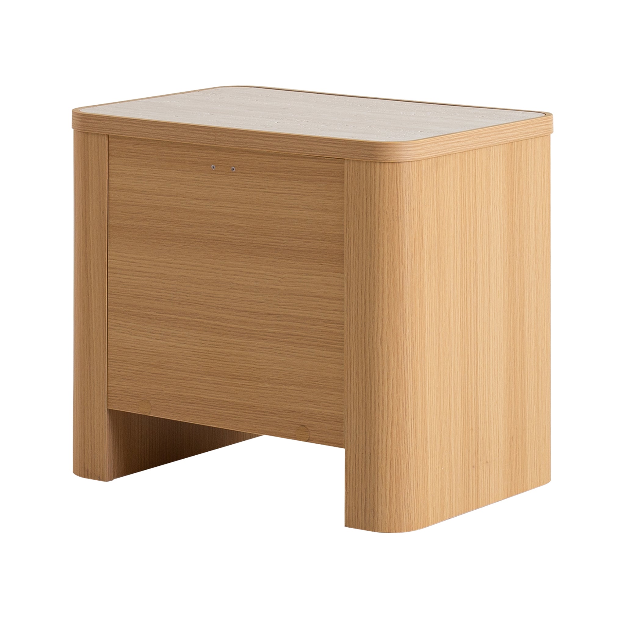 56cm Bedside Table - Natural