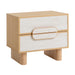 Showcasing Linilo Bedside Table - Natural ST10018-IG Bedside Table by Calibre Furniturs