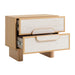 Showcasing Linilo Bedside Table - Natural ST10018-IG Bedside Table by Calibre Furniturs