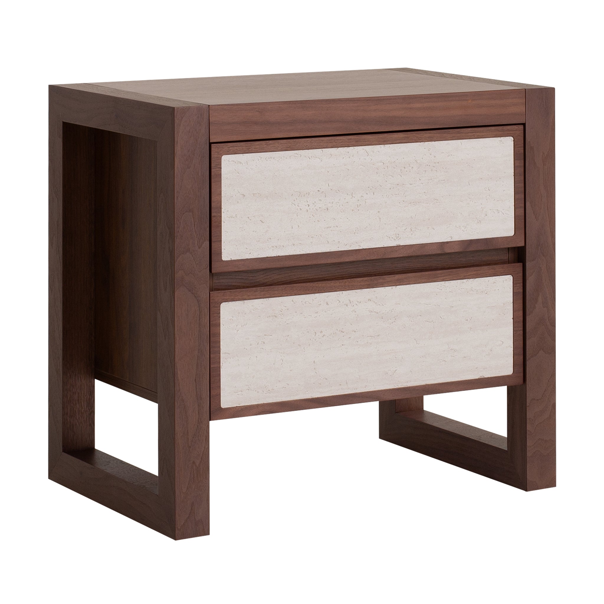 CST10020-IG 60cm Bedside Table - Walnut