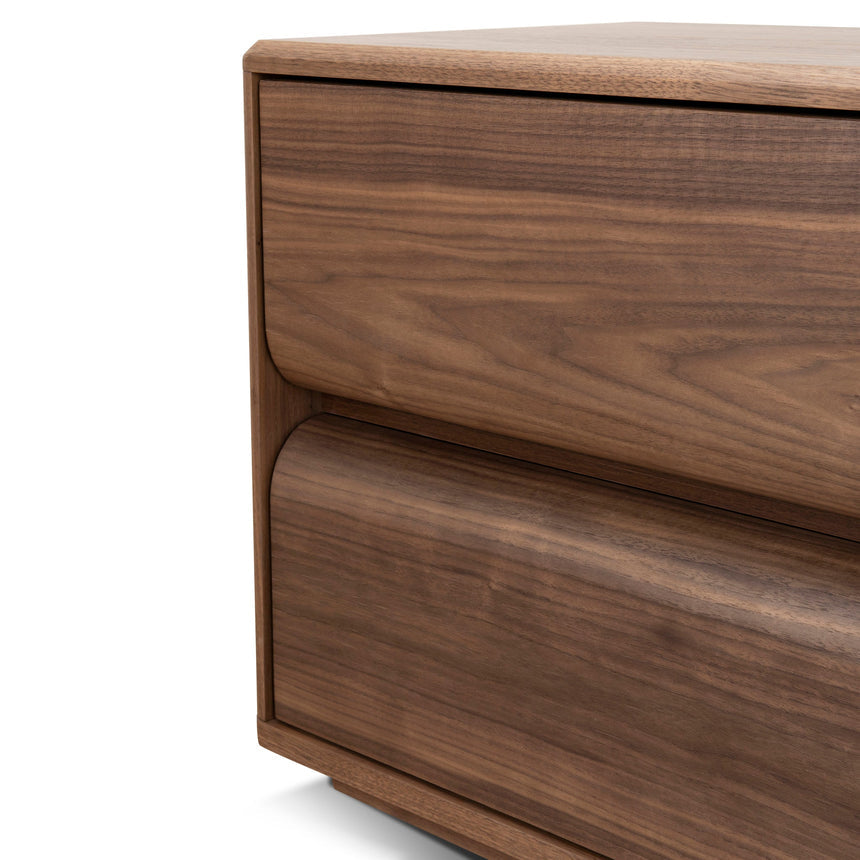 50cm Bedside Table - Walnut