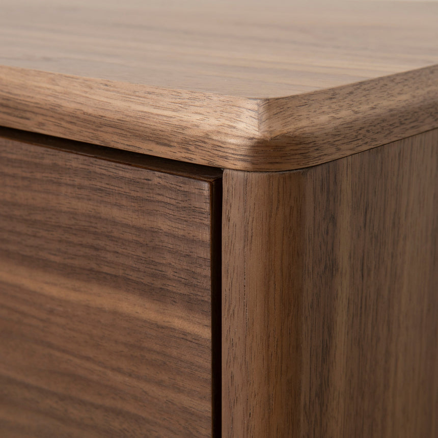 50cm Bedside Table - Walnut