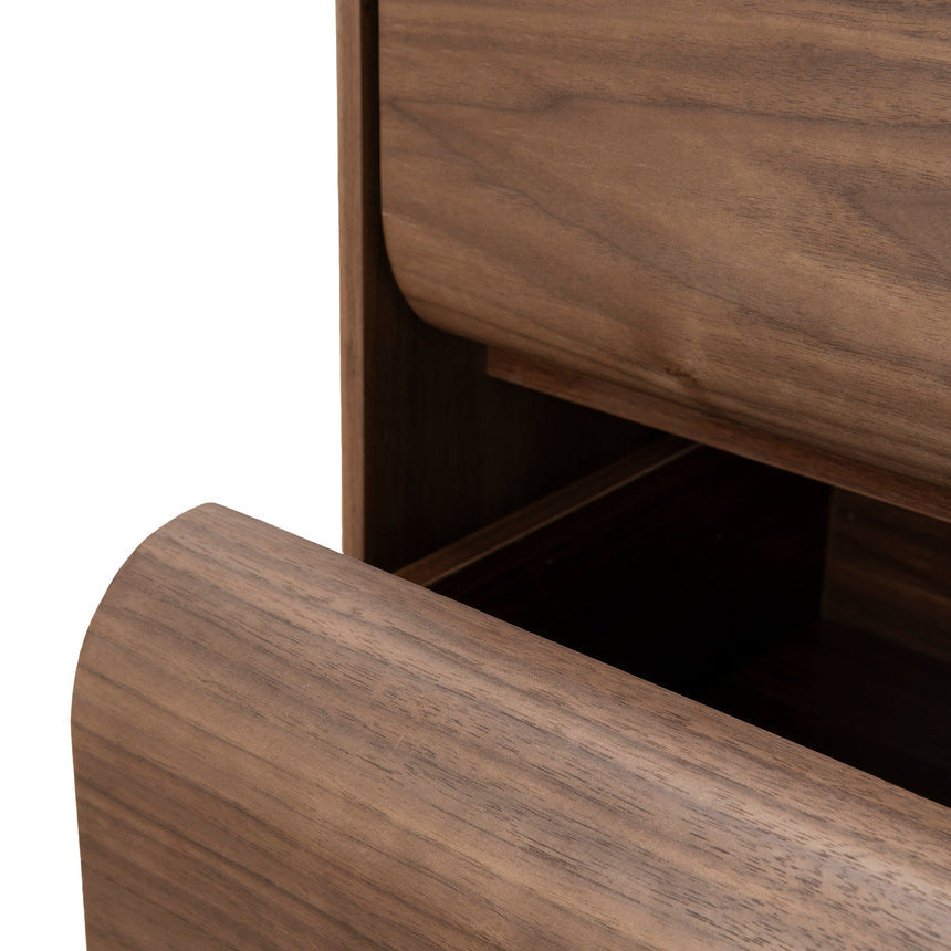 50cm Bedside Table - Walnut