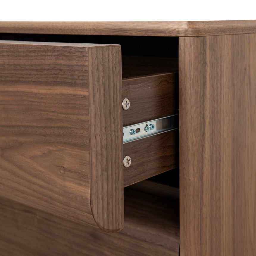 50cm Bedside Table - Walnut