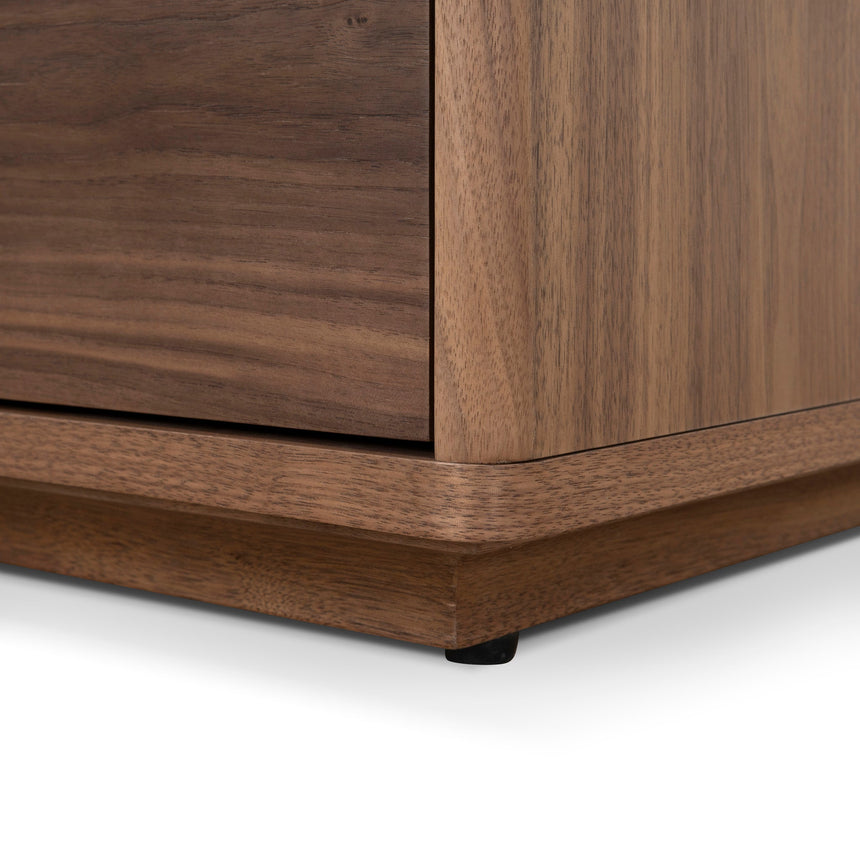 50cm Bedside Table - Walnut