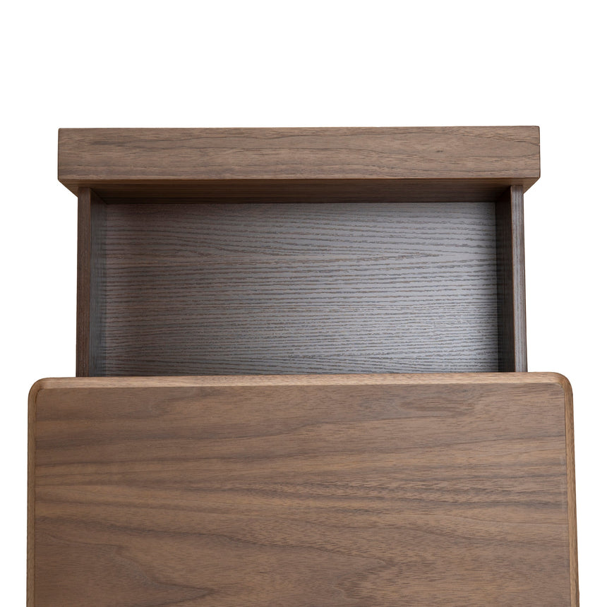 50cm Bedside Table - Walnut