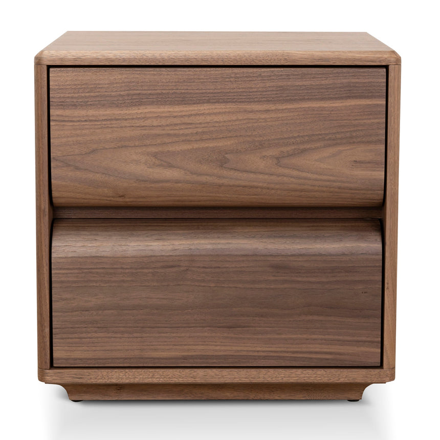 50cm Bedside Table - Walnut