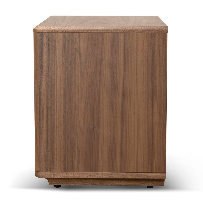 50cm Bedside Table - Walnut