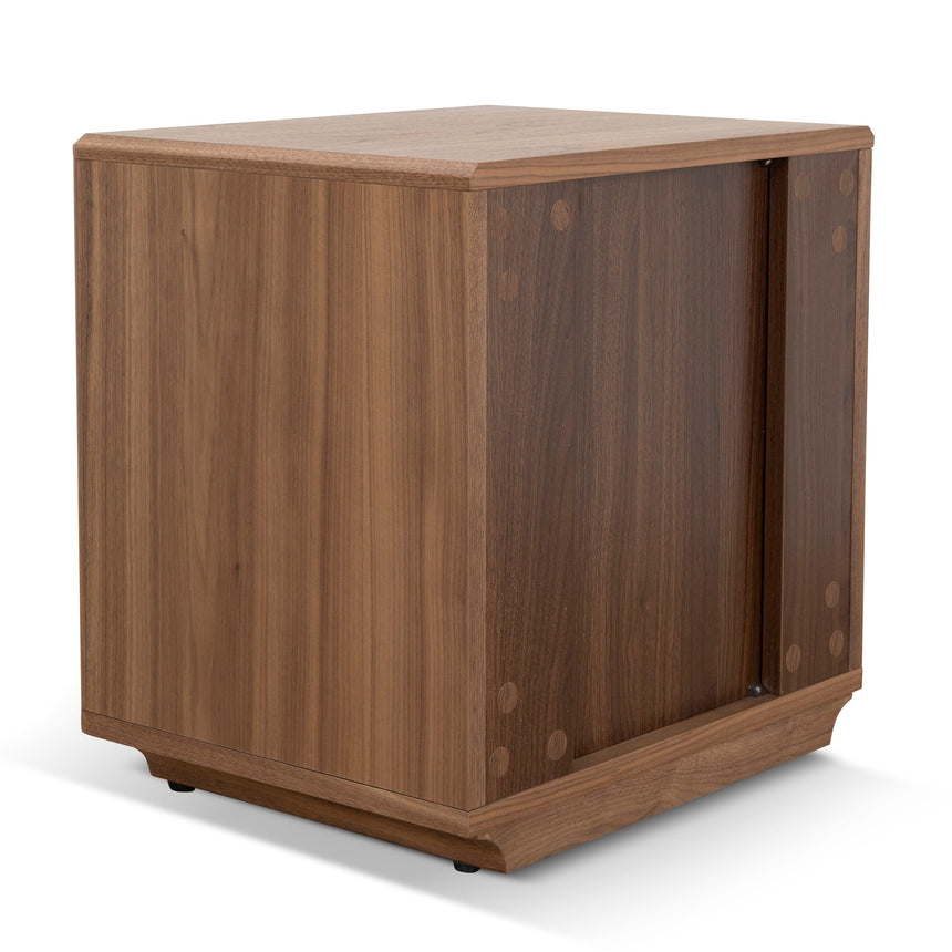 50cm Bedside Table - Walnut