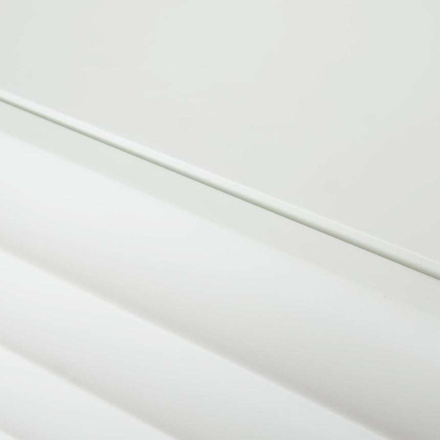 48cm Bedside Table - White