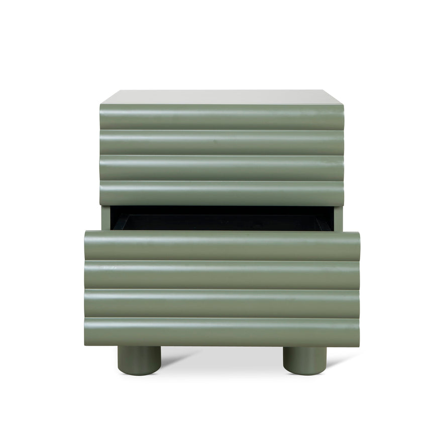 48cm Bedside Table - Green
