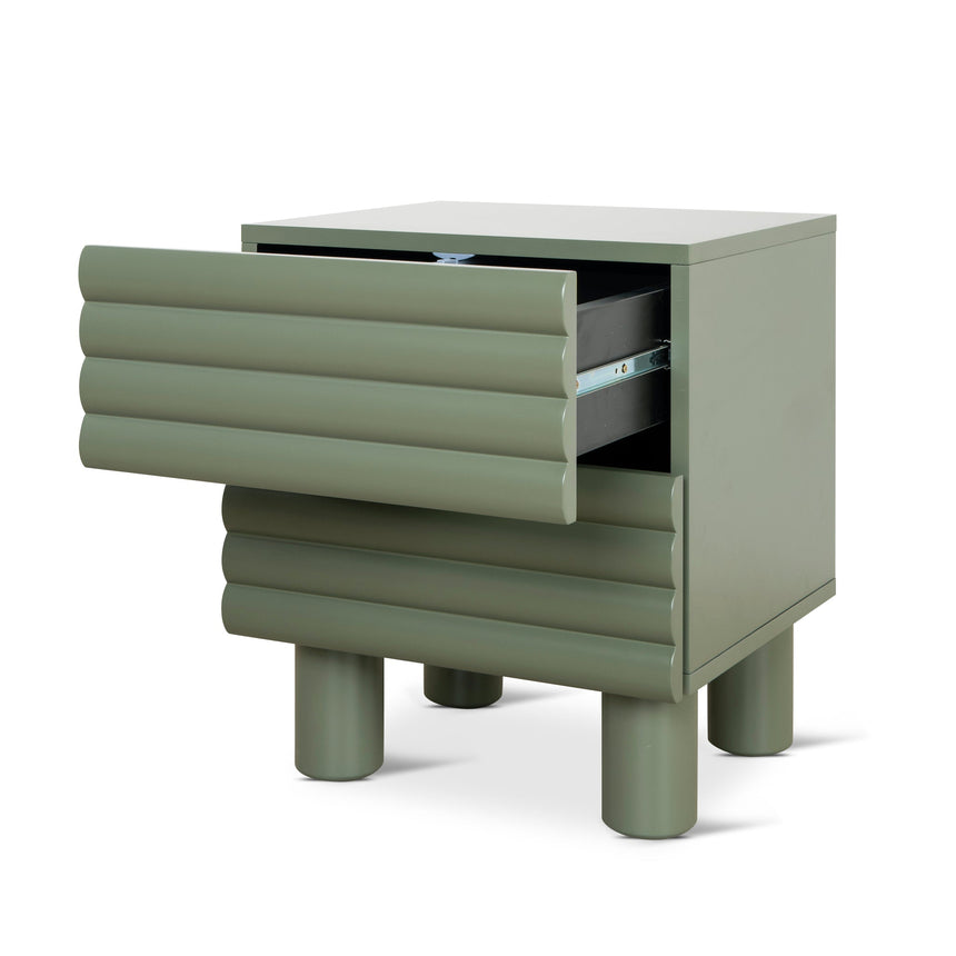 48cm Bedside Table - Green