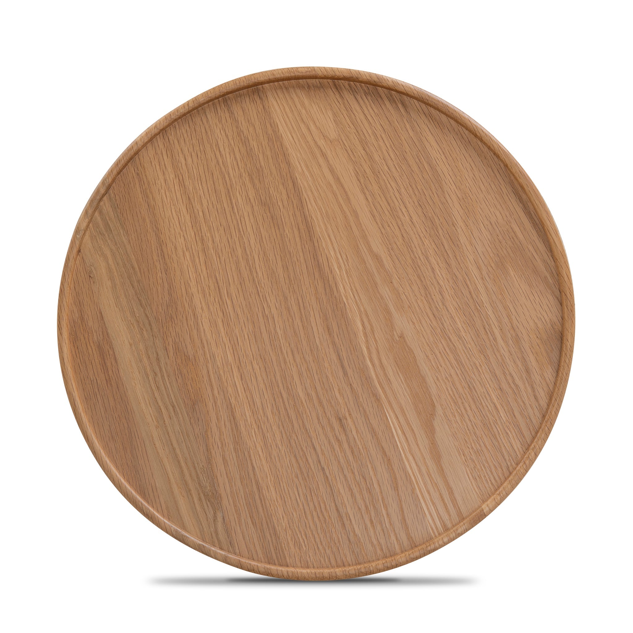 45cm Round Side Table - Natural Oak - image 8