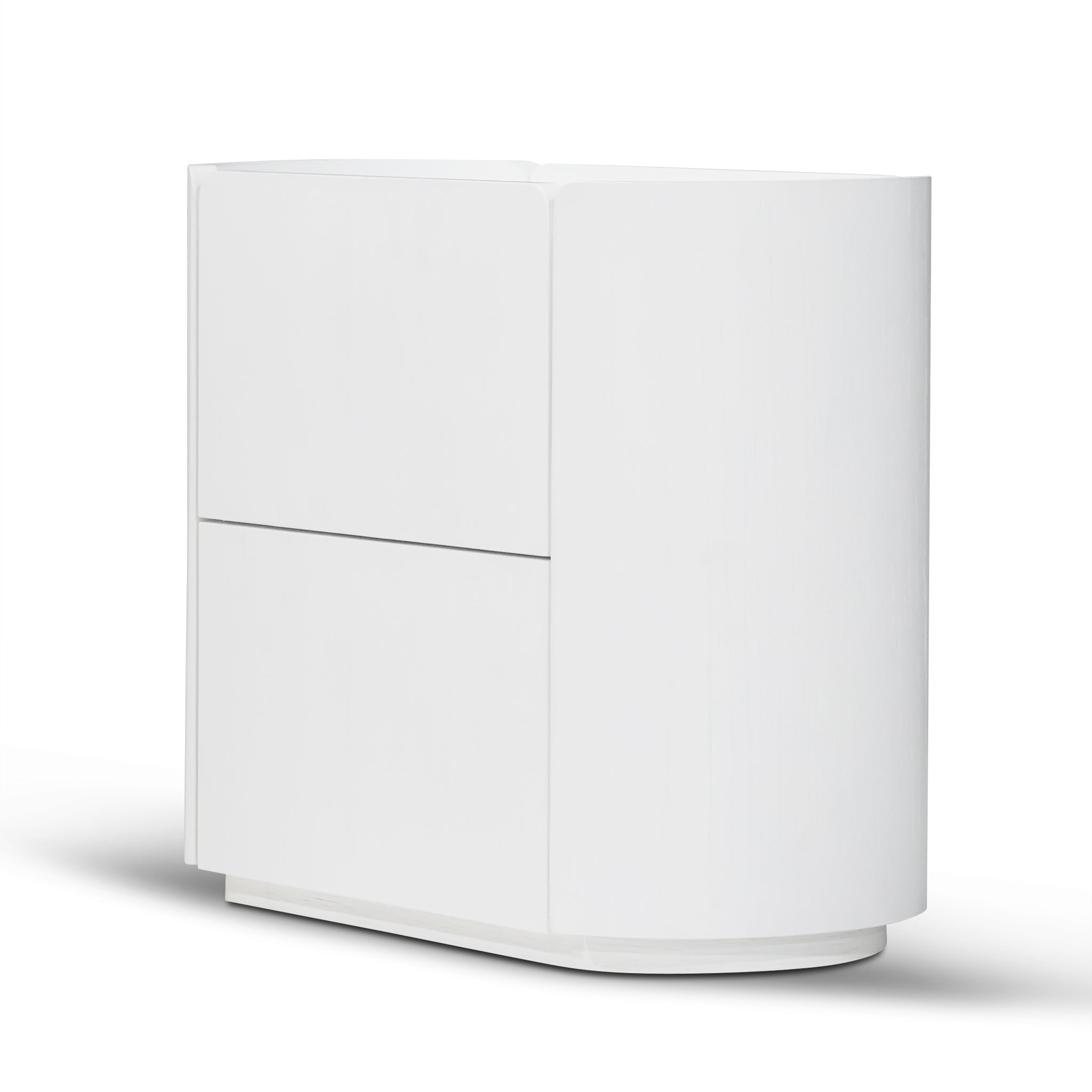 60cm Bedside Table - White Oak - image 6