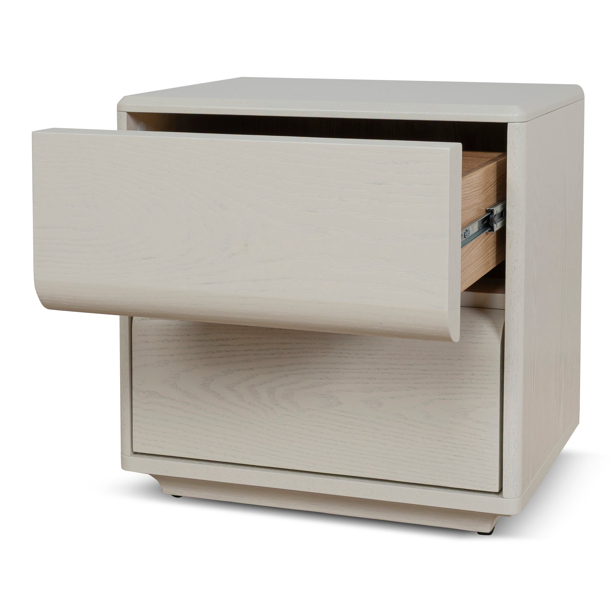 CST10176-DW 50cm Bedside Table - Ivory Oat