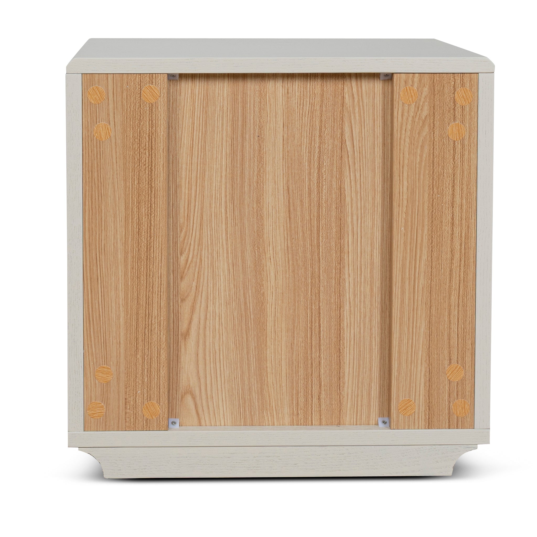 CST10176-DW 50cm Bedside Table - Ivory Oat