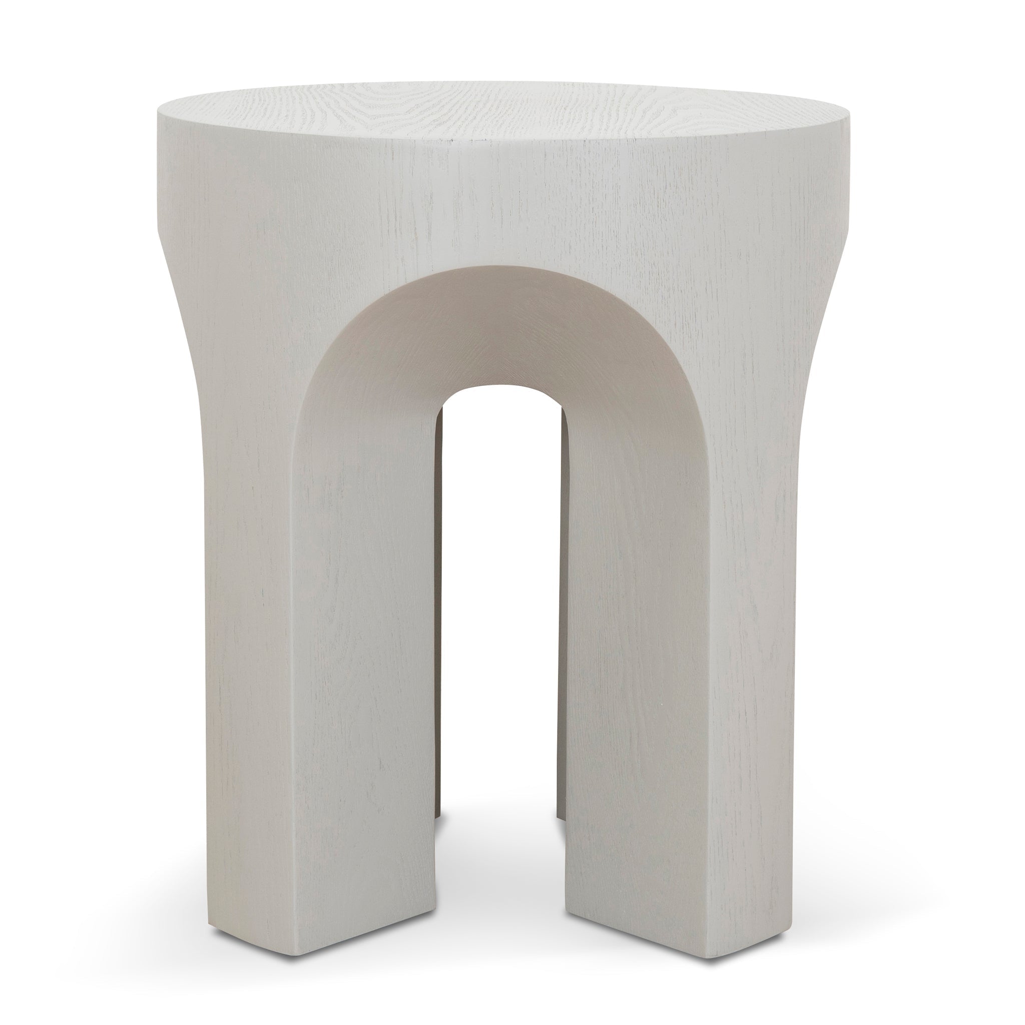 49.5cm Round Side Table - Light Grey - image 3