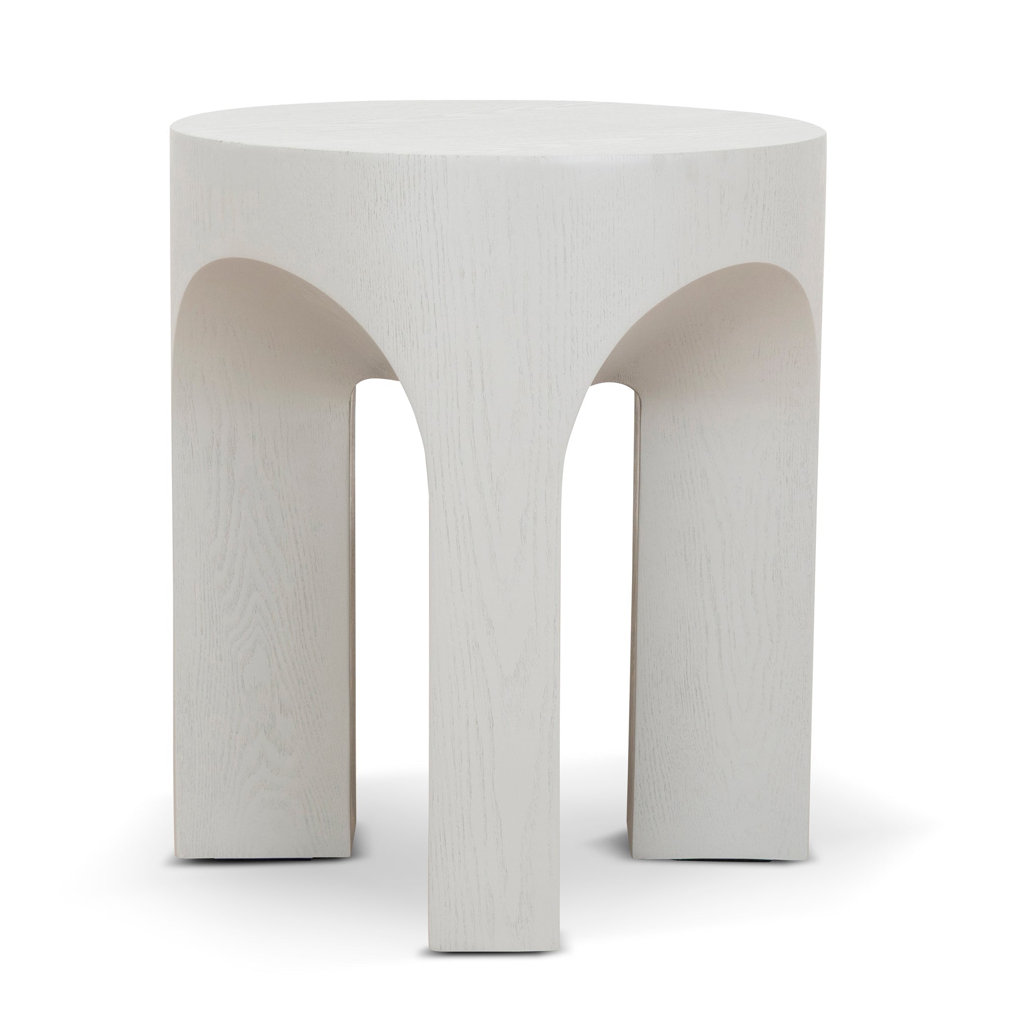 49.5cm Round Side Table - Light Grey - image 2