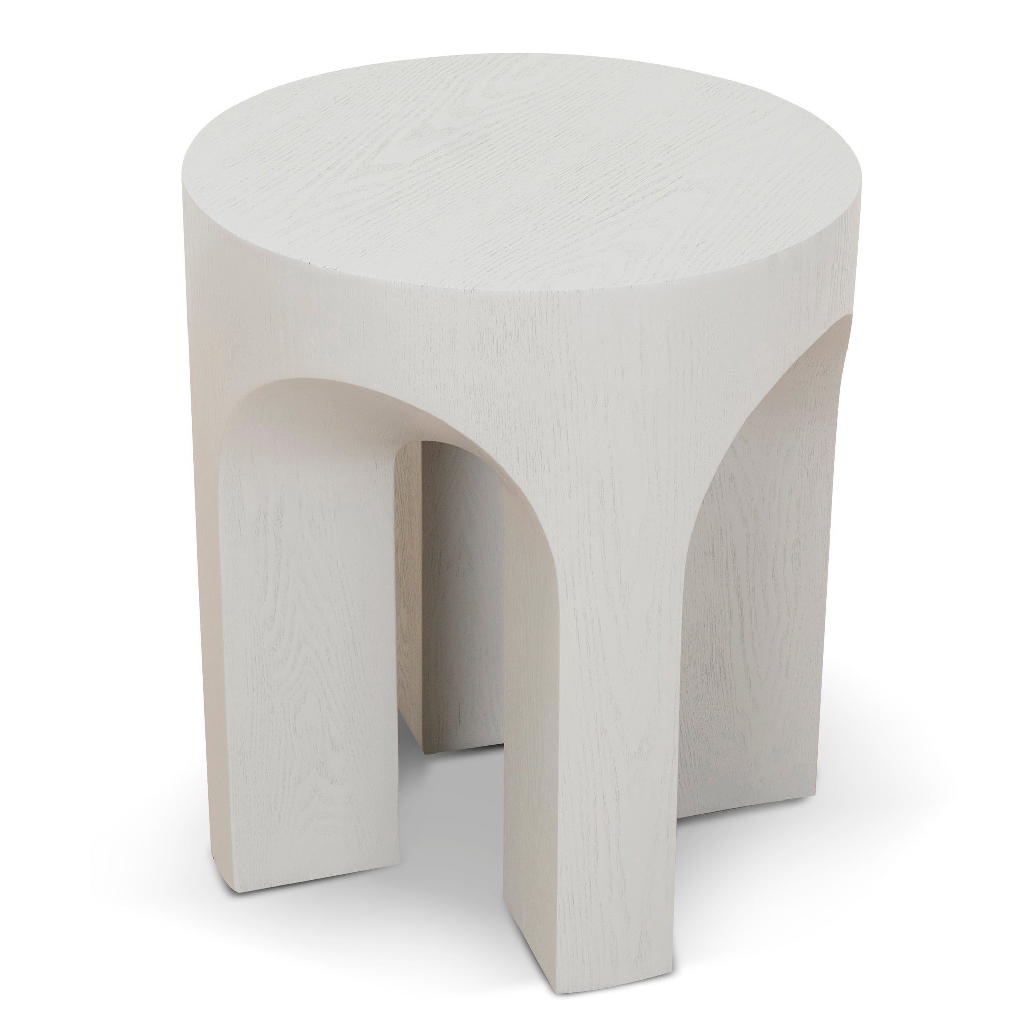 49.5cm Round Side Table - Light Grey - image 4