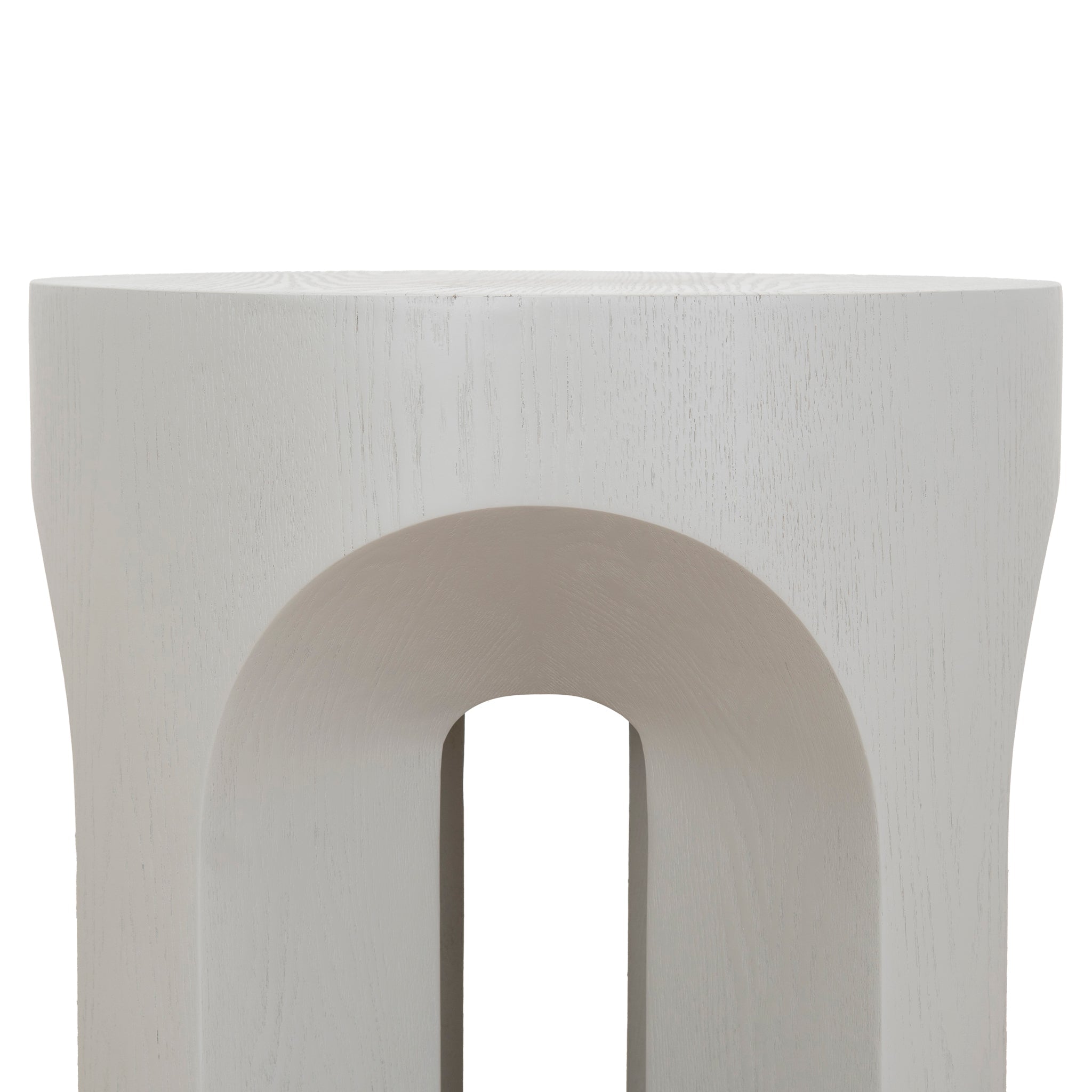 49.5cm Round Side Table - Light Grey - image 8
