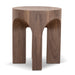 49.5cm Round Side Table - Walnut - image 4